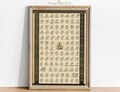 99 names of Allah, Islamic Wall Art, Islamic Calligraphy, Arabic Calligraphy-Asma ul Husna, Allah Names, Islamic Home Decor, Muslim Gifts product logo