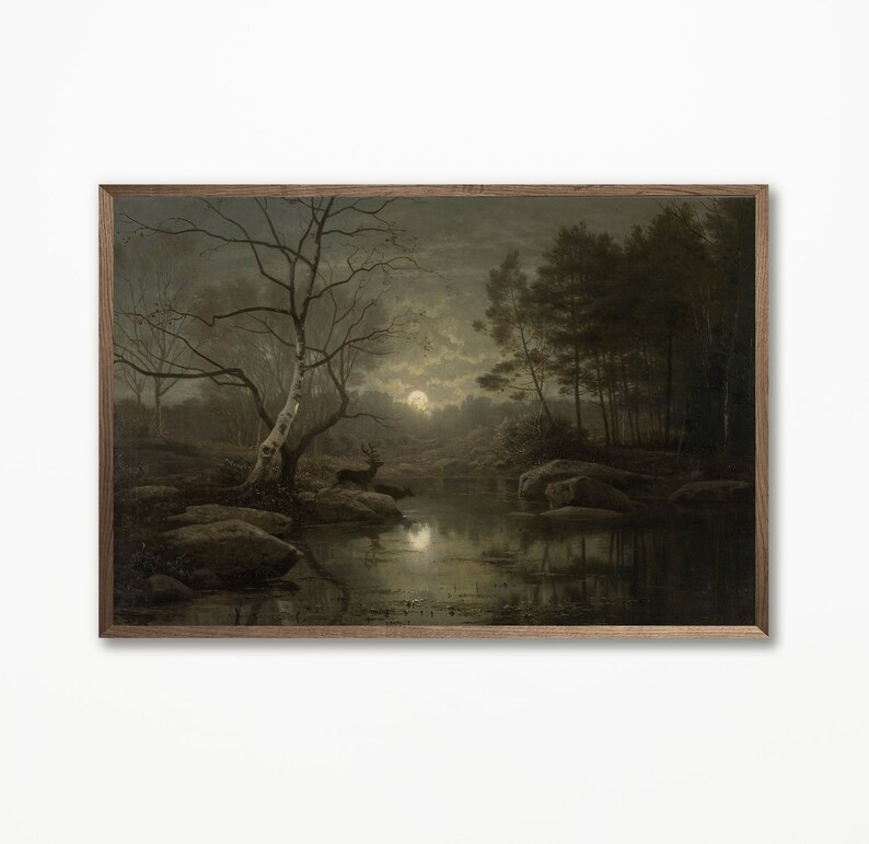 Dark Academia Wall Decorset of 9 Printable Dark Etsy