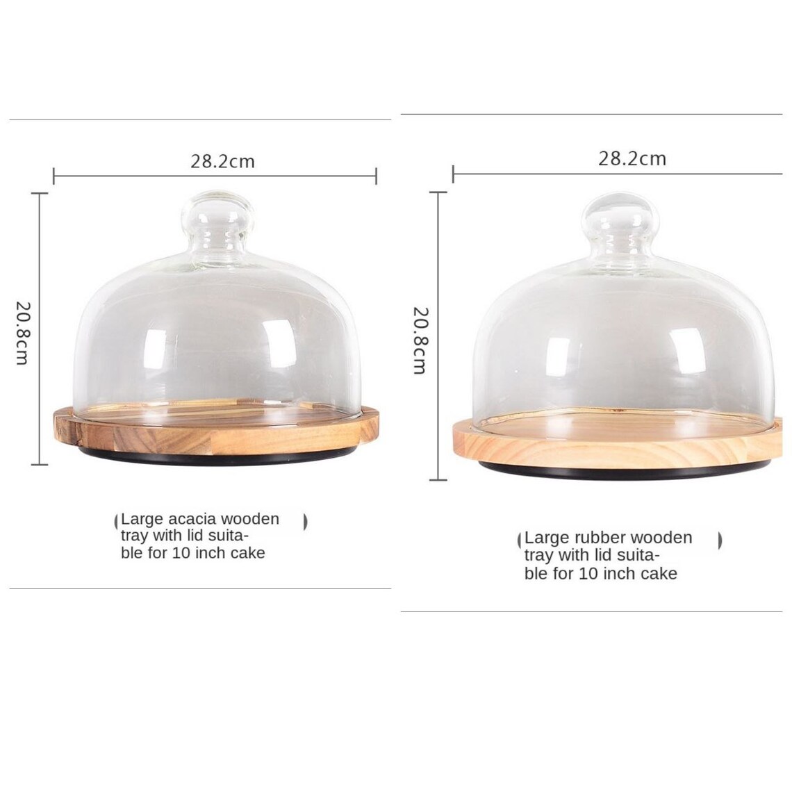 Wedding Cake Stand Rotating Cake Stand Cake Stand With Dome Etsy