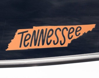 Tennessee decal, holographic Tennessee car decal, TN Car decal, Chattanooga decal, Nashville decal, Knoxville decal, Memphis decal, TN car