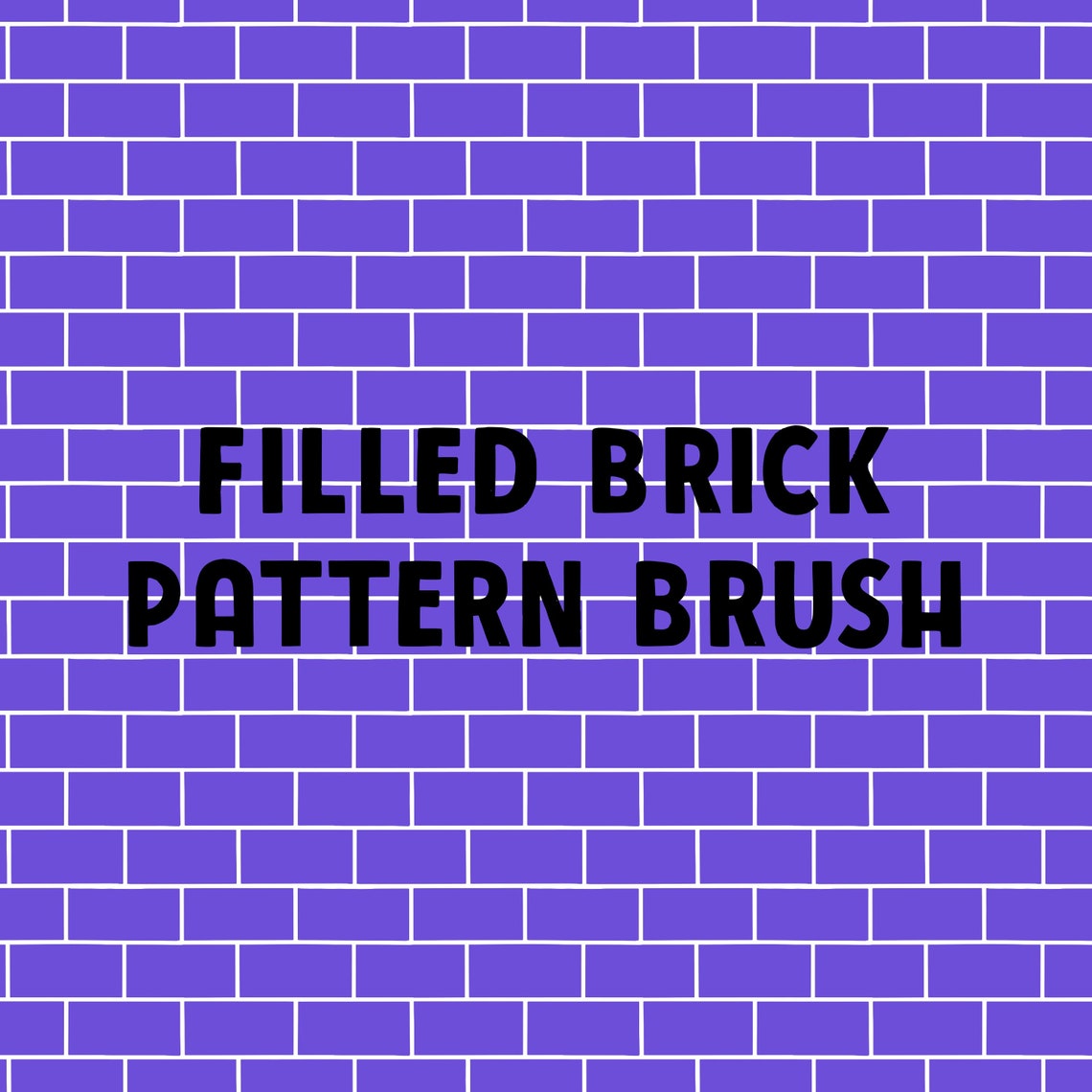 Brick Brush Set for Procreate Pattern Brush Digital Art Etsy