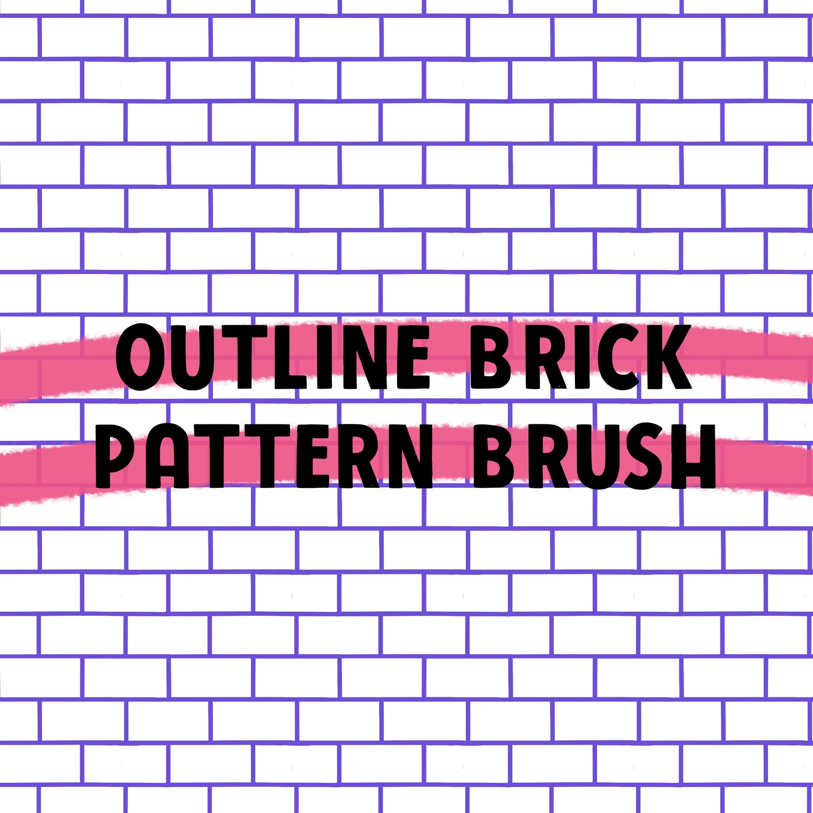 Brick Brush Set for Procreate Pattern Brush Digital Art Etsy