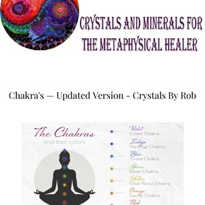 The Chakra&#39;s - Updated Version - Crystals By Rob - Digital Download, Pdf