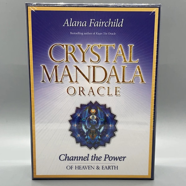 Crystal Mandala Oracle Deck, jeu de cartes imprimable - fichier zip en téléchargement numérique