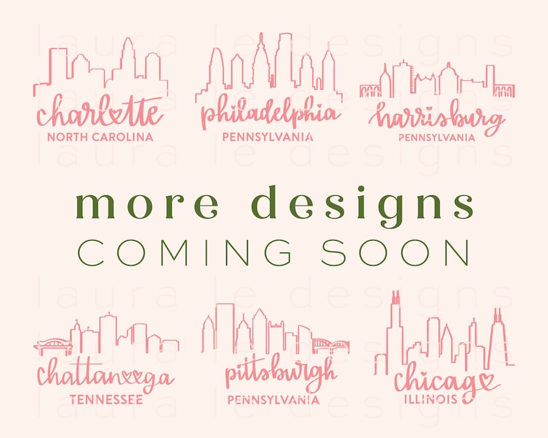 Harrisburg, PA Skyline SVG File Digital Download Harrisburg PNG Vinyl