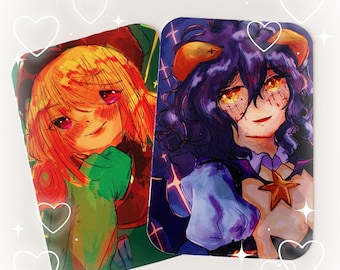 MahoAko Gushing over Magical Girls Utena Kiwi Photocards