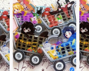 Batfam Scooter Moving Standee