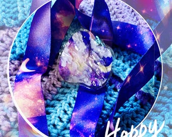 Hues of Galaxy Original Lanyards and Ripple Acrylic Charms