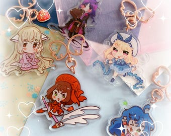 Retro Anime Magical Girls Love Nikki SxF Truck Charms