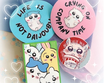 Life is Not Daijoubu Meme Crying on Company Time Stickers