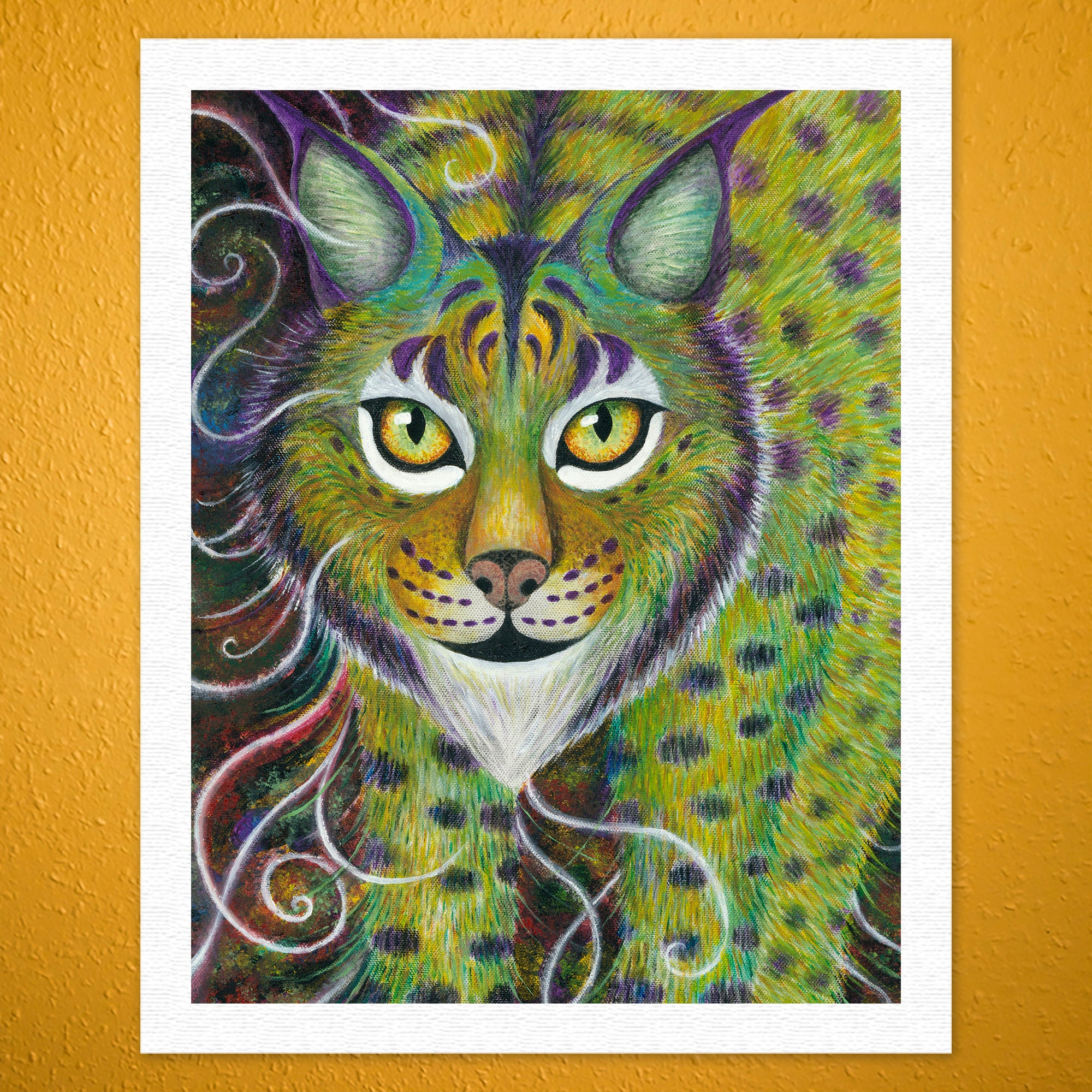 Giclée fine art print on canvas – Iberian lynx – 50x40cm