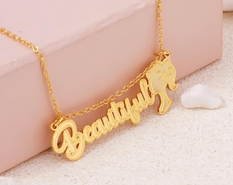 Collana personalizzata con nome in acciaio inossidabile, gioiello personalizzato da regalare