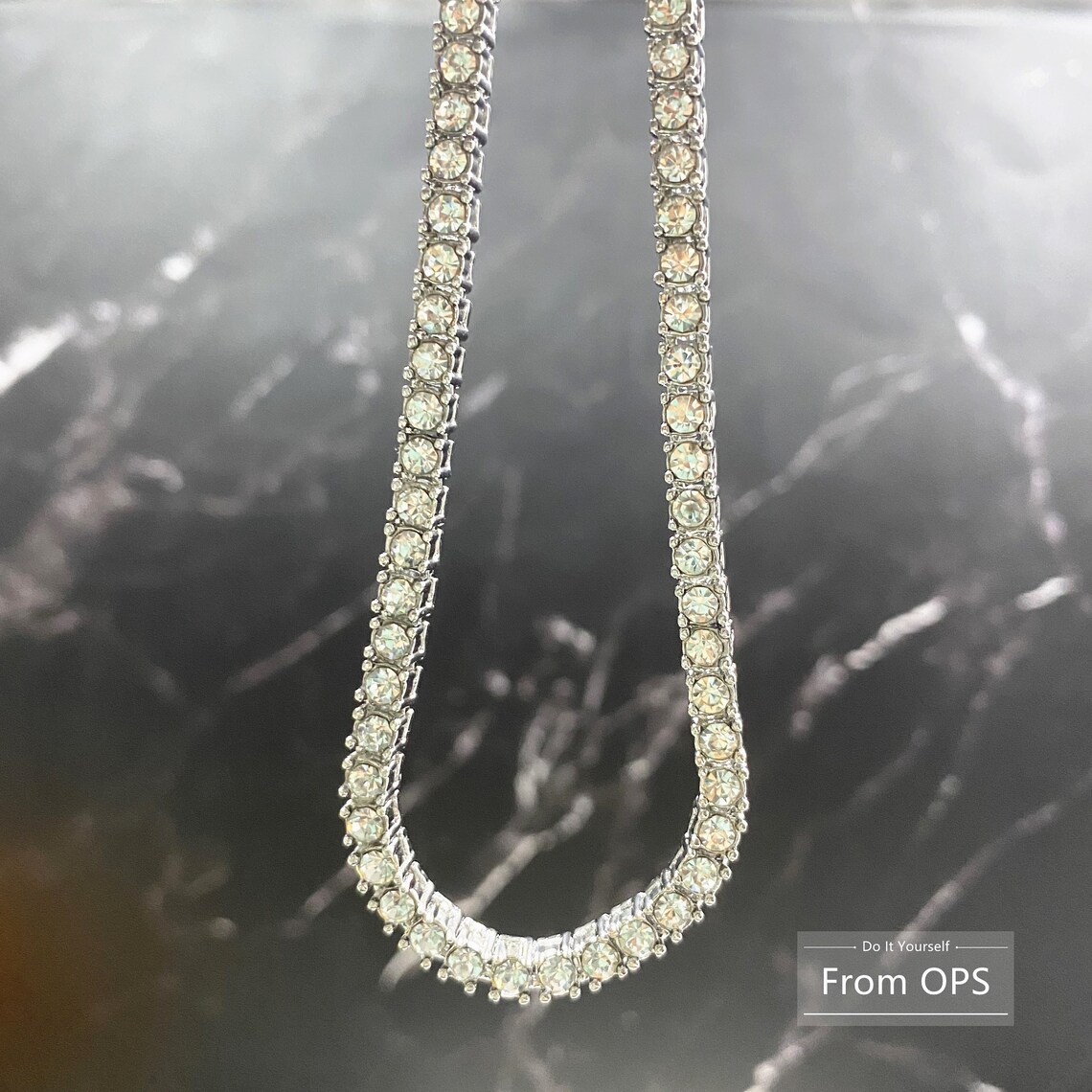 Iced Out DiamantTennisKette Halskette Herren Schmuck CZ Etsy