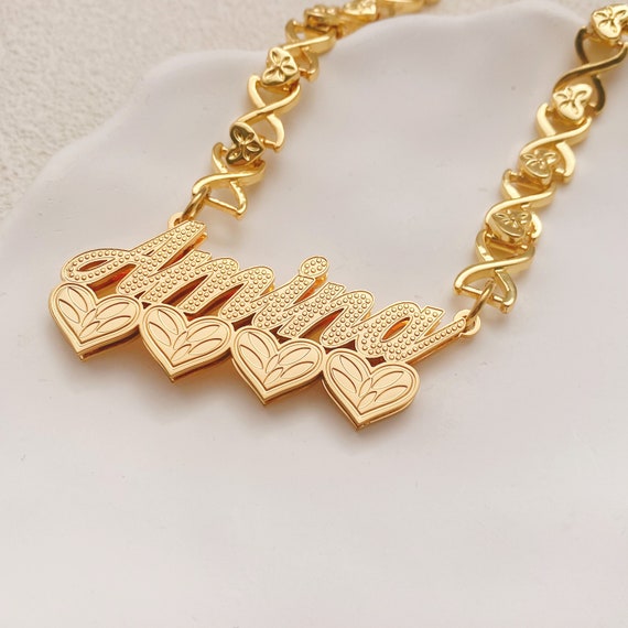 Xo name necklace discount