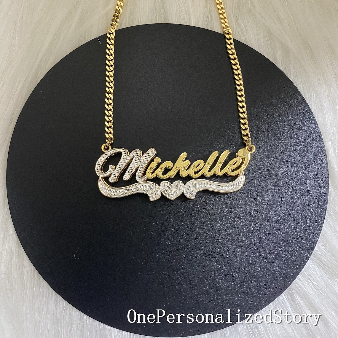 Double Nameplate Necklace Custom Name Plate Necklace Name Etsy Double Nameplate Necklace Custom Name Plate Necklace Name Etsy