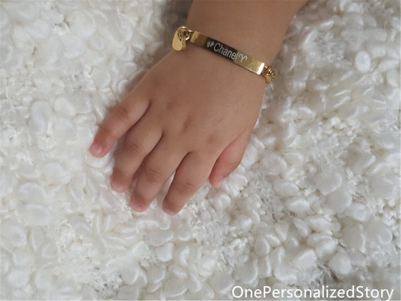 Baby girl store personalized bracelets