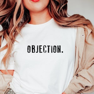 Lustiges Einspruch Hörensagen Shirt, Geschenk für Anwalt Shirt, Geschenk für Richter, Geschenk für wahre Kriminalität Fan, legal Grafik Tee