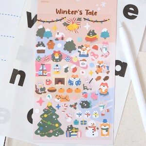 Conte d'hiver | Jours fériés | Feuilles d'autocollants | Noël | Bricolage | Carte | École | Stationnaire | Fête | Événement