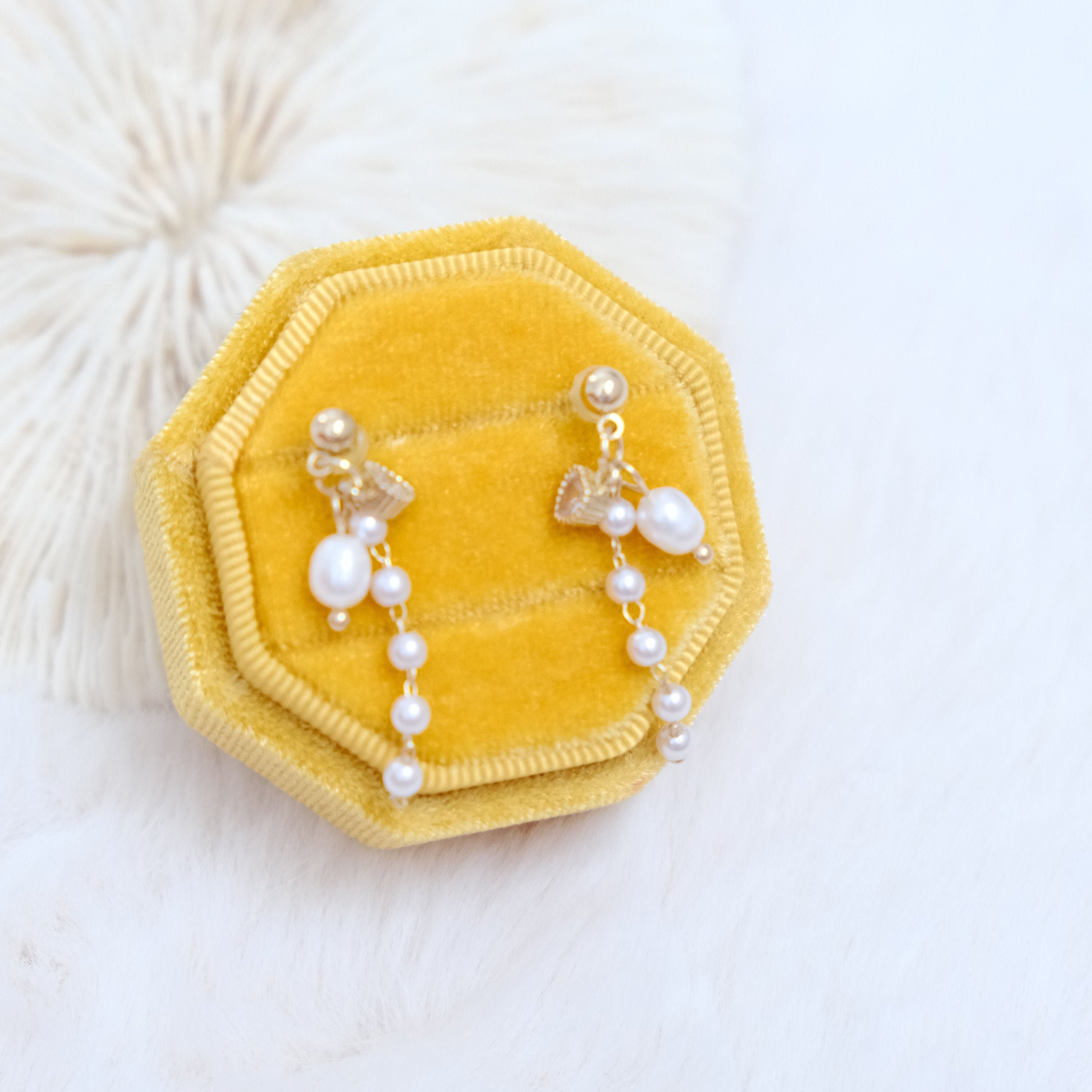 Strings of Pearls Earrings Pearl Earrings Dangle Earrings Sterling