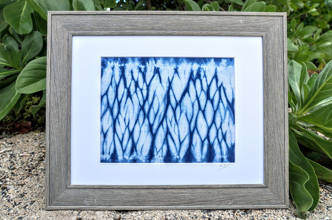 Shibori Original Textile Wall Art Etsy New Zealand