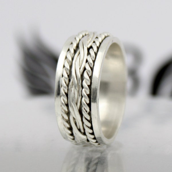 Rope Engagement Ring - Etsy