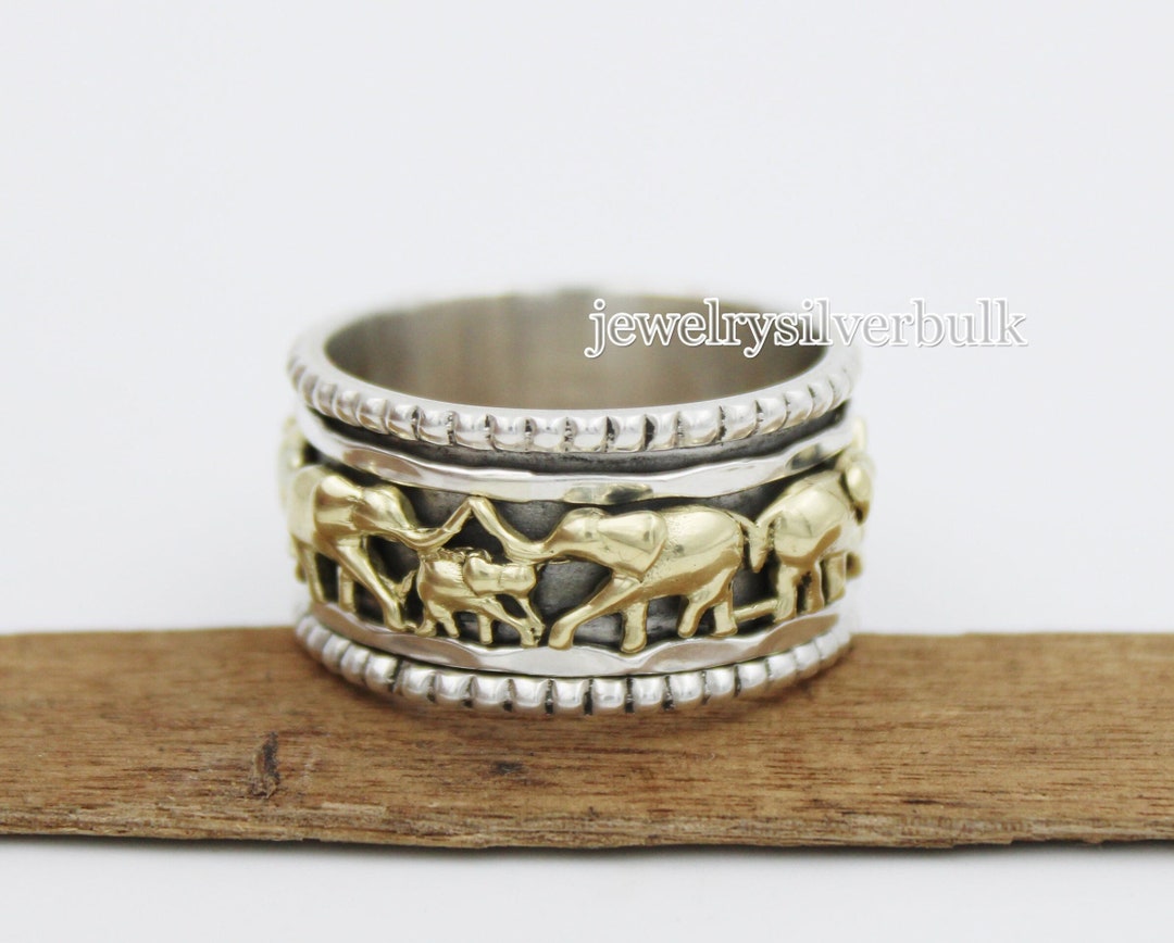 Pulsera Pelo De Elefante Anillo De Elefante Plata Ley 925 Con