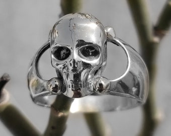 スカル　リング Totenkopf ring Biker Ring Skull and Crossbones Totenkopf | Forefathers-art