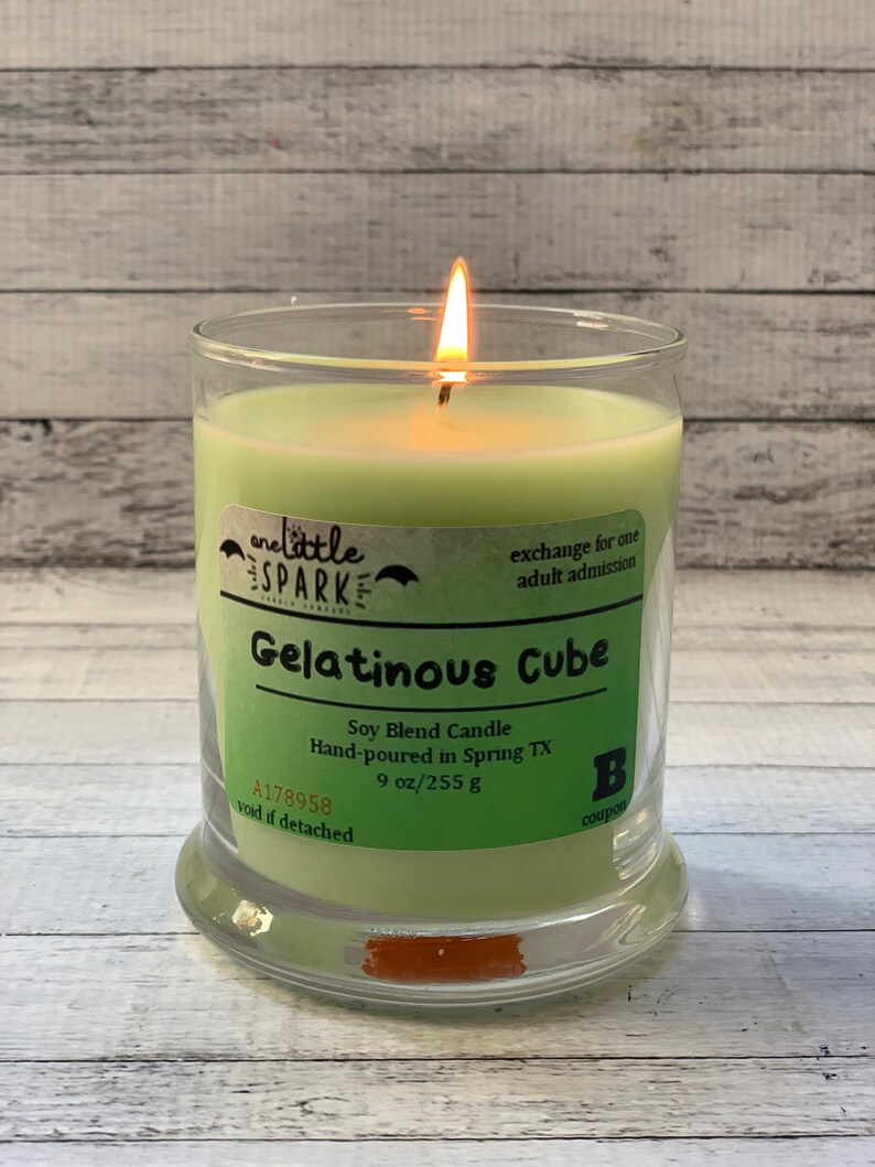 GELATINOUS CUBE CANDLEOnward Inspired CandleDisney Inspired Etsy