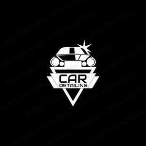 Car wash, car detailing logo template