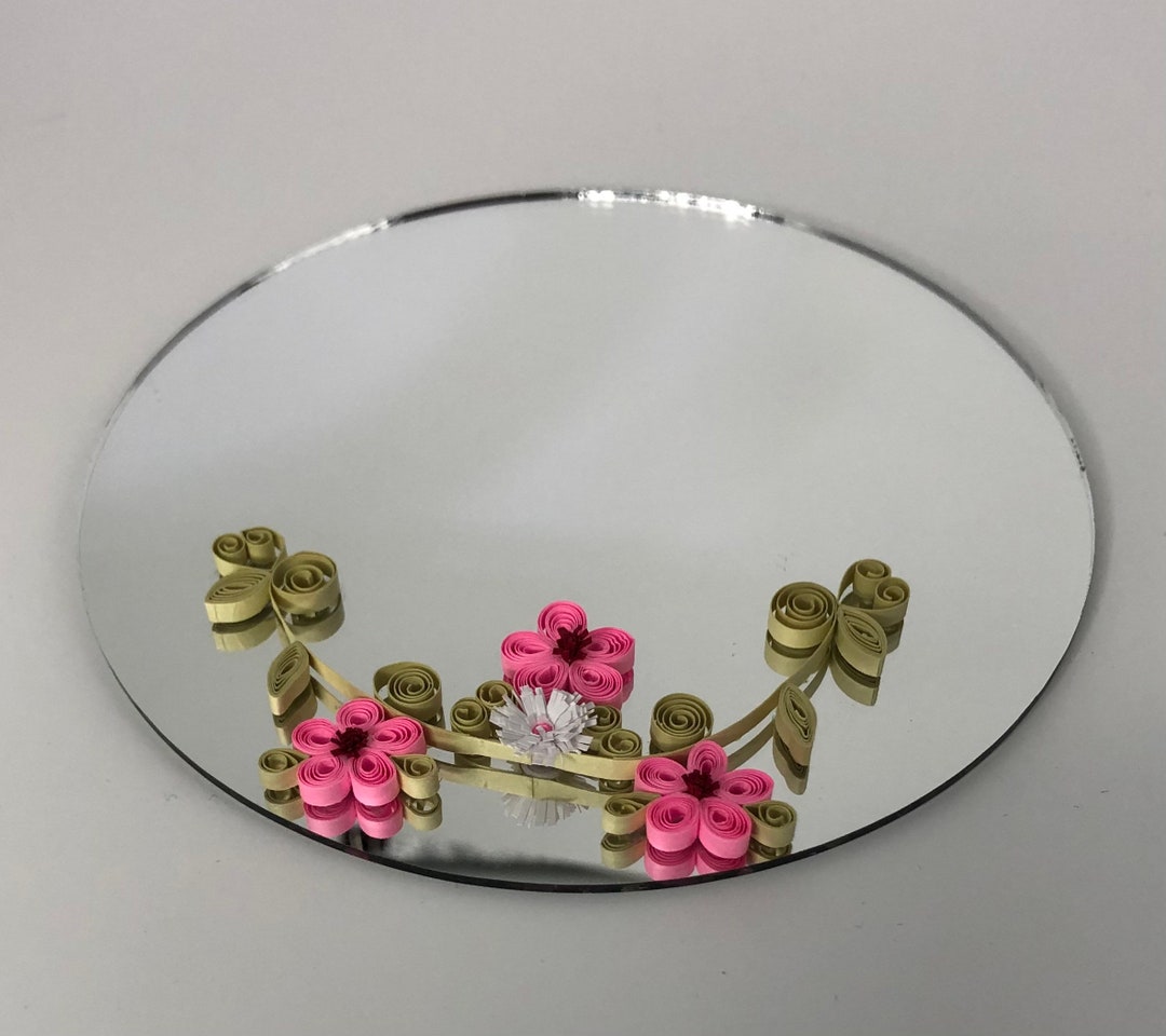 Paper Quilled Quilling Mirror Perfect Gift for School Locker Etsy