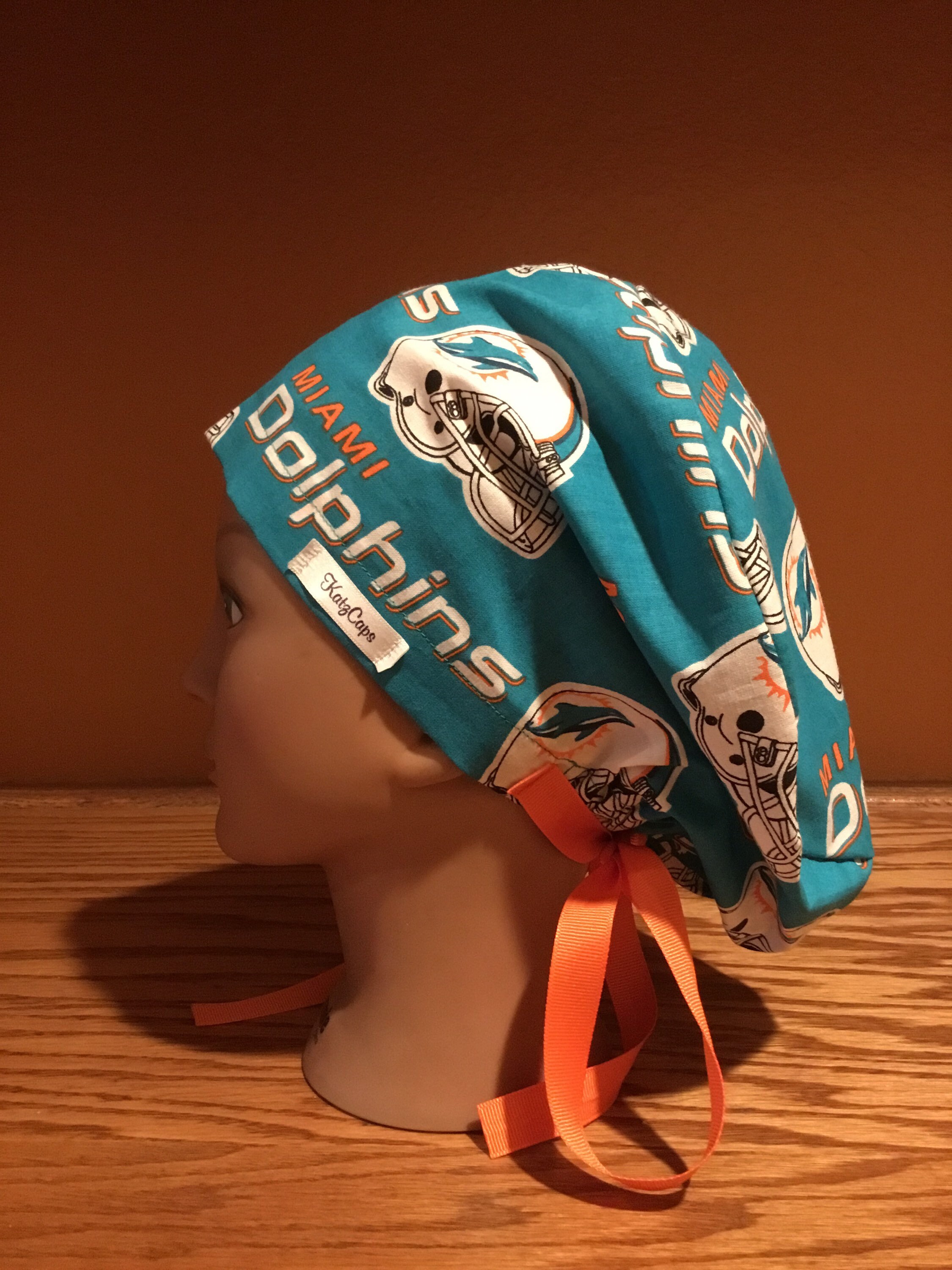 Miami Dolphins Surgical Cap | Etsy