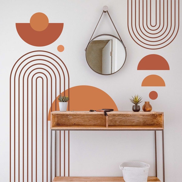 Arch Wall Decal | Abstract Shape and Line Art Wall Sticker