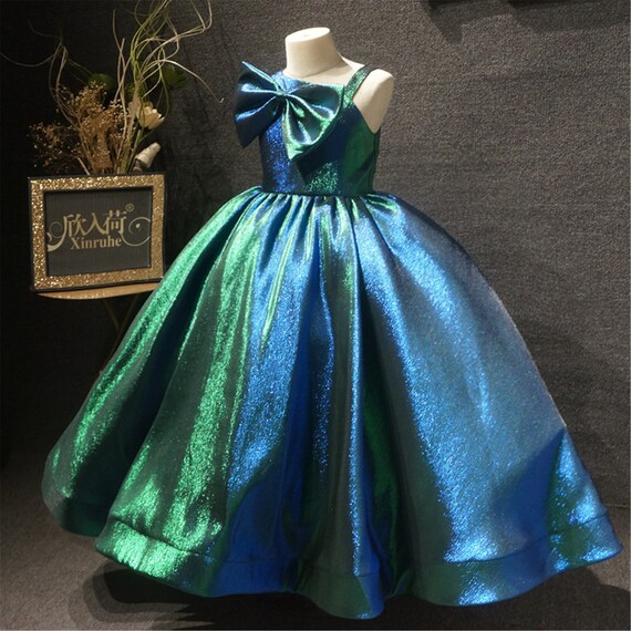 Sparkly Green Spring Summer Girls Birthday Party Princess Ball
