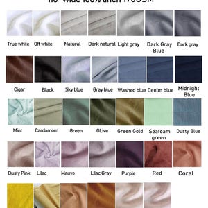 Fabric swatches, Linen fabric samples for curtains/roman shades/clothes,Linen fabric by meter