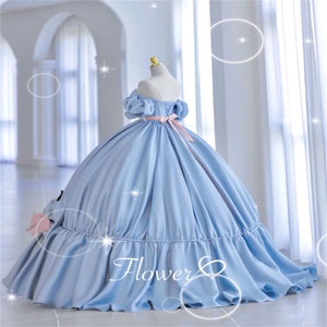 princess ball gowns for mom and kid girls birthday ruffle princess party celebration dresses ball gowns prom gowns custom