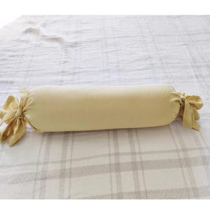 30+ colors ,Bolster Linen Pillow cover   ,linen pillowcase,custom size ,linen pillow sham,body pillow cover