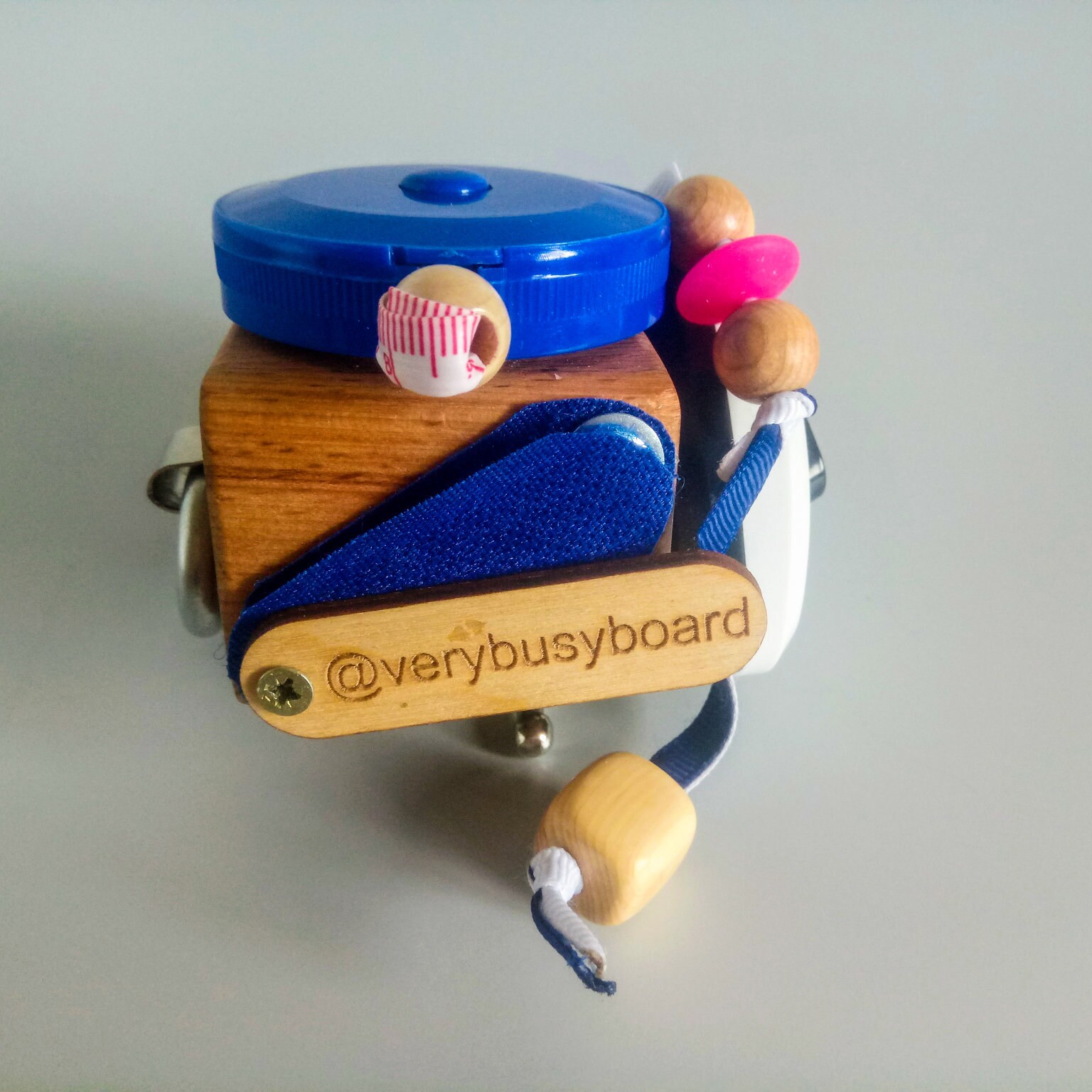Unusual fidget toy for fidget baby on board. Busy cube 1 year Etsy