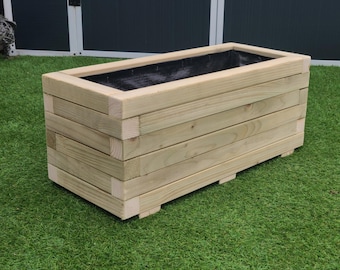 Rectangle Wooden Treated Garden Planter (Rori Range)