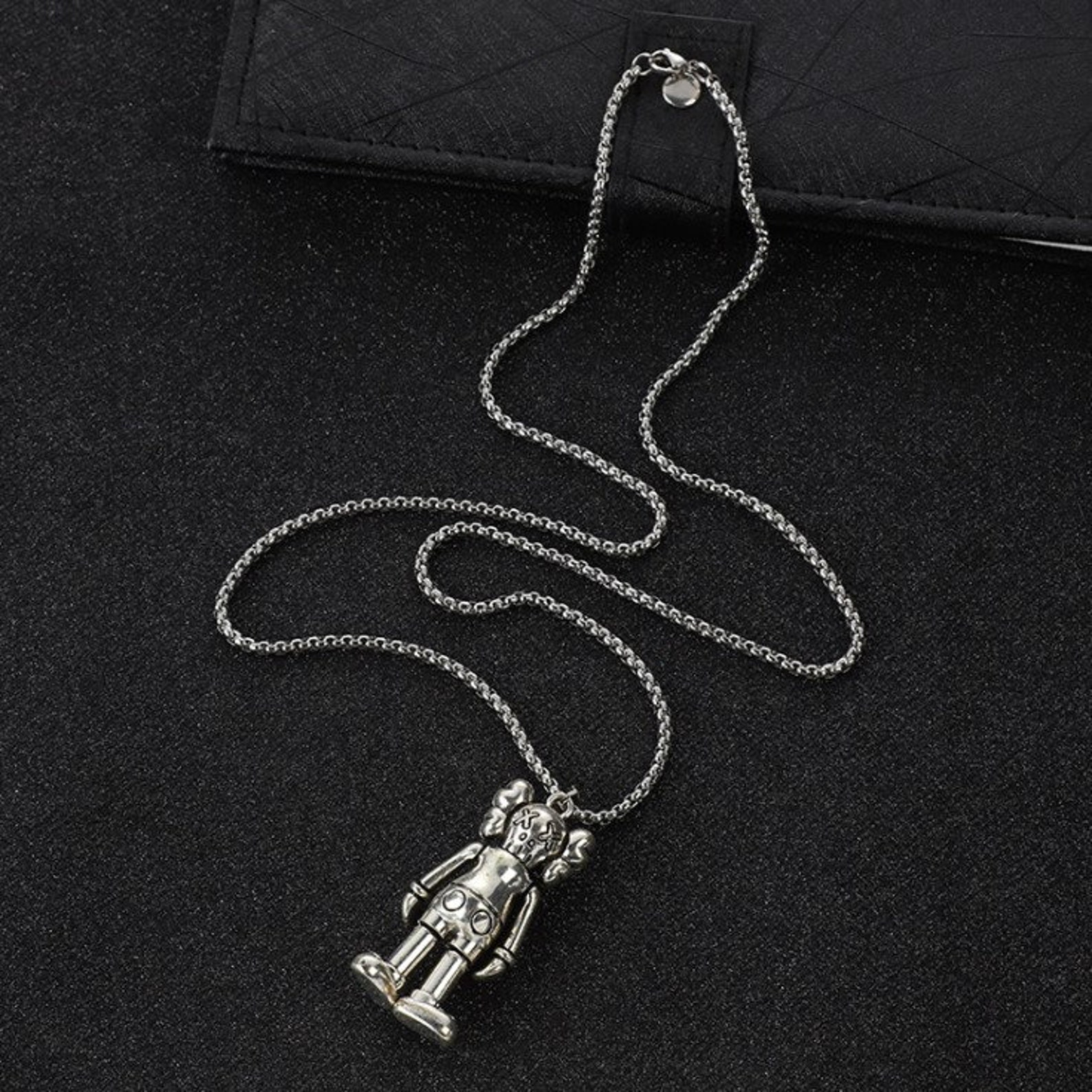 Kaws Pendant Necklace Jewelry Gifts 3D Kaws with movable Etsy