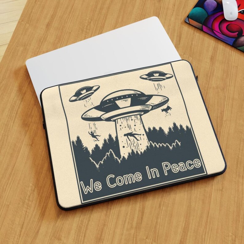 Laptop Skin We Come in Peace