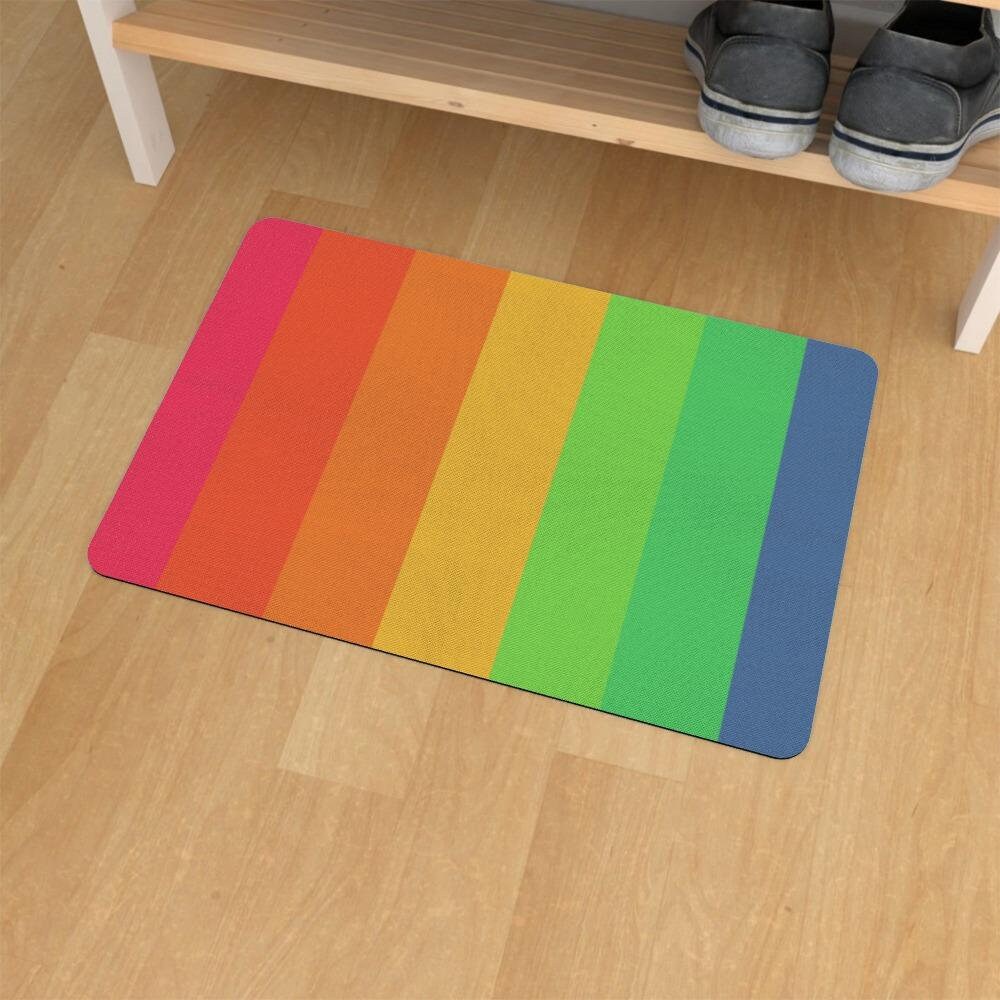 Floor Mats Rainbow Etsy