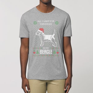 T - Shirt - All i want for Christmas is my Beagle