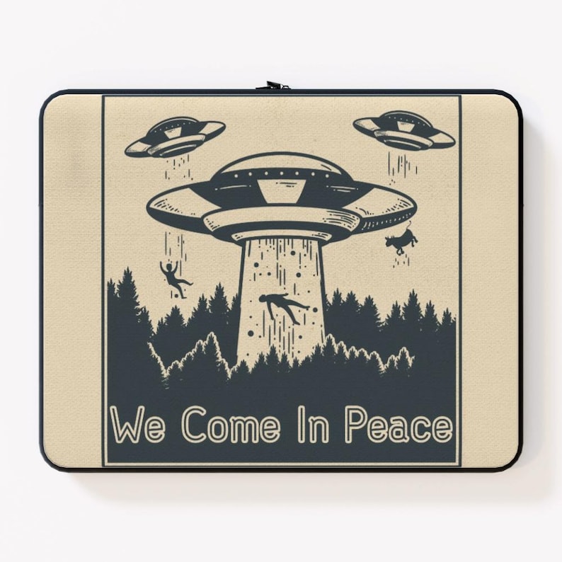 Laptop Skin We Come in Peace