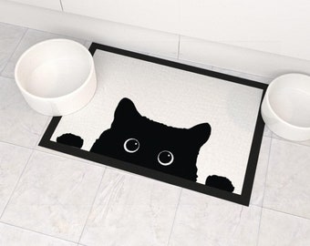 Pet Bowl Mats - Kitty