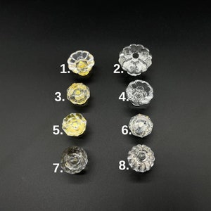 Crystal drawer knobs cabinet, Vintage pull knobs, Knobs for furniture antique, Decorative cabinet knobs set, Retro drawer knobs, unique knob