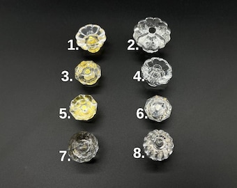 Crystal drawer knobs cabinet, Vintage pull knobs, Knobs for furniture antique, Decorative cabinet knobs set, Retro drawer knobs, unique knob