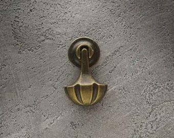 Knobs Kitchen Drawer, Old bronze handles Pull handles 48x30 mm