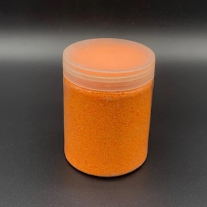 Orange Decorative Pebbles - 0.5 kg Polished Stones for Terrariums, Aquariums, and Decor Projects, Perfect for DIY terrariums and decor