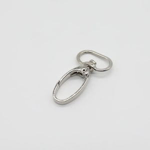 Karabine for key, Carabiner Hook Metal, Keychains, Carbine for bags, Carabiner lock, Silver carabiner, Carabiner clasp, Oval carabiner 40mm