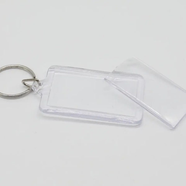 Acrylic Blank Photo Keychains Etsy